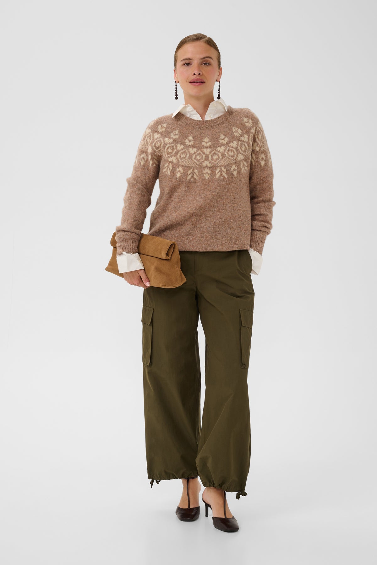 Jia Katrina Pullover Dune Melange Culture
