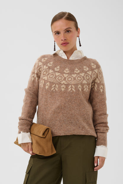 Jia Katrina Pullover Dune Melange Culture