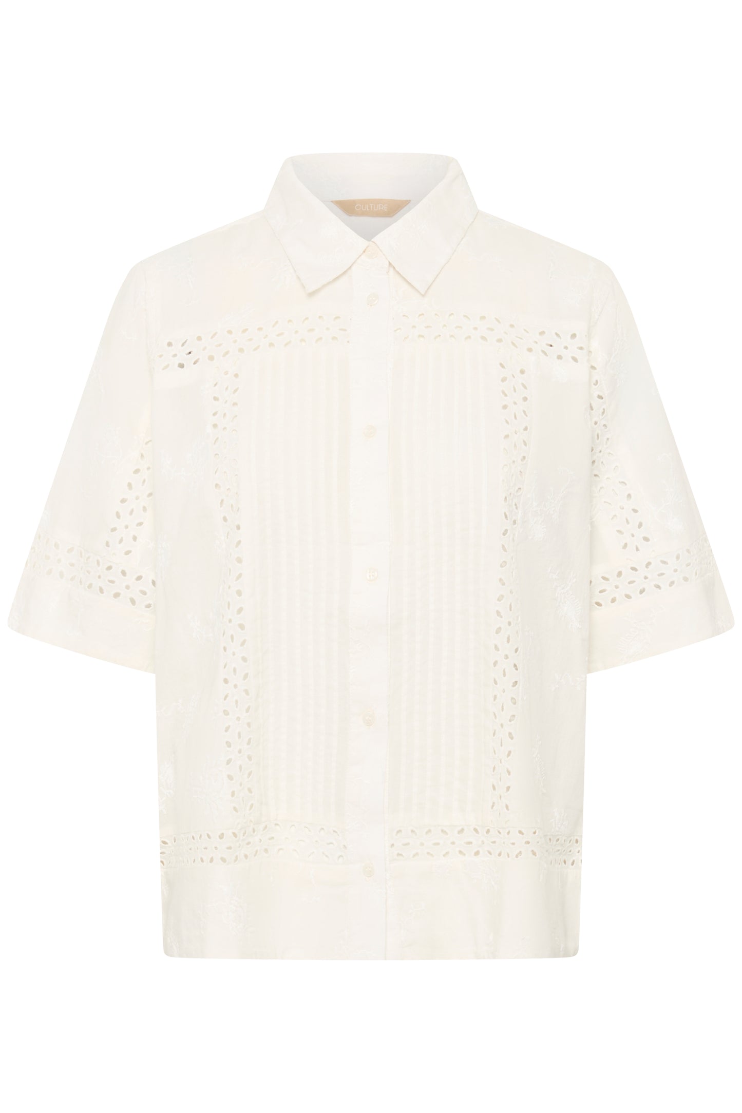 Sissa Shirt Spring Gardenia/White Culture