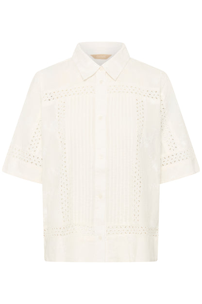 Sissa Shirt Spring Gardenia/White Culture