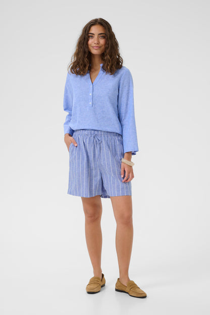 Arletty Shorts Powder Blue/Gardenia Stripe Culture
