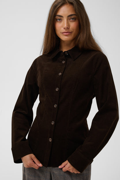 Betonia Rhaena Shirt Coffee Bean