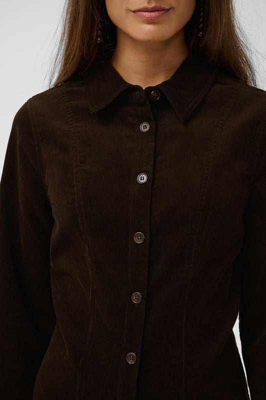 Betonia Rhaena Shirt Coffee Bean