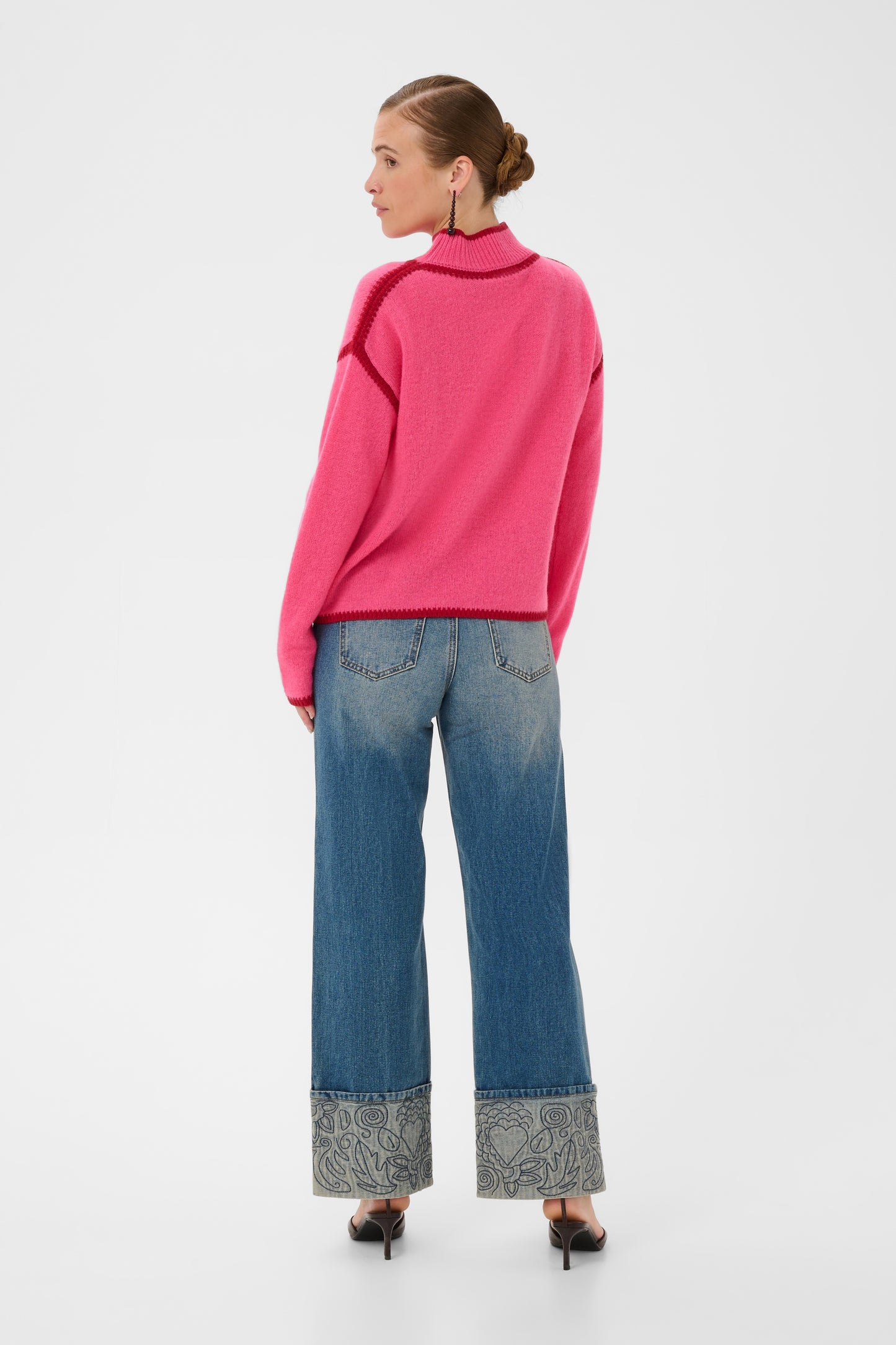 Jia Katrina Turtleneck Fandango Pink Culture
