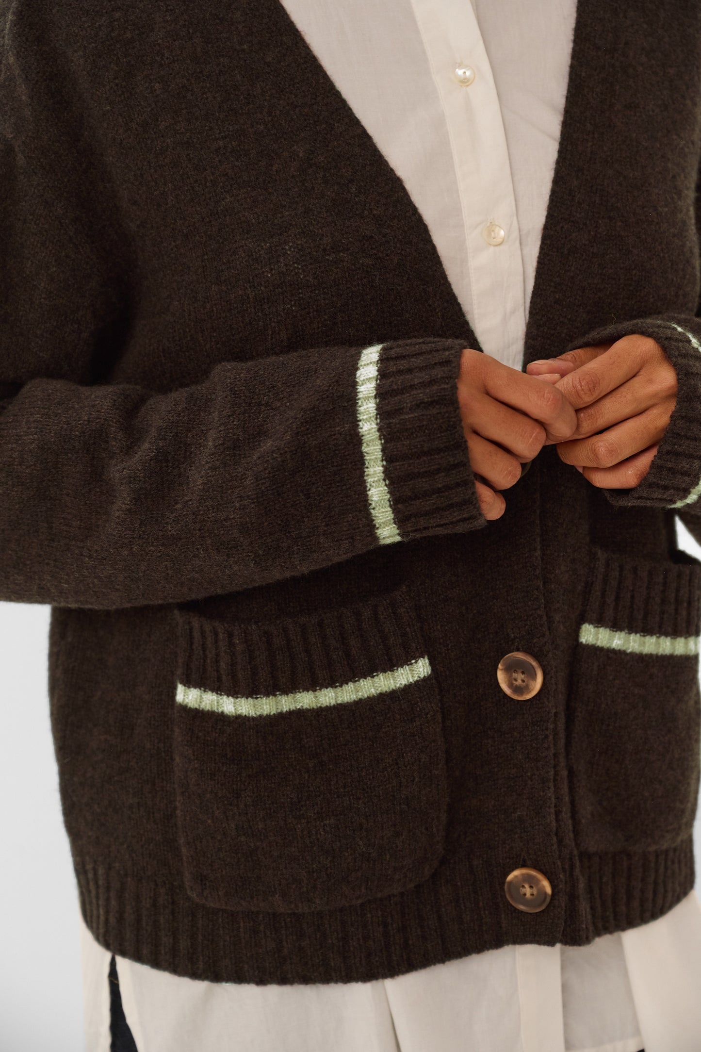 Nova Katrina Cardigan Coffee Bean Mel Culture