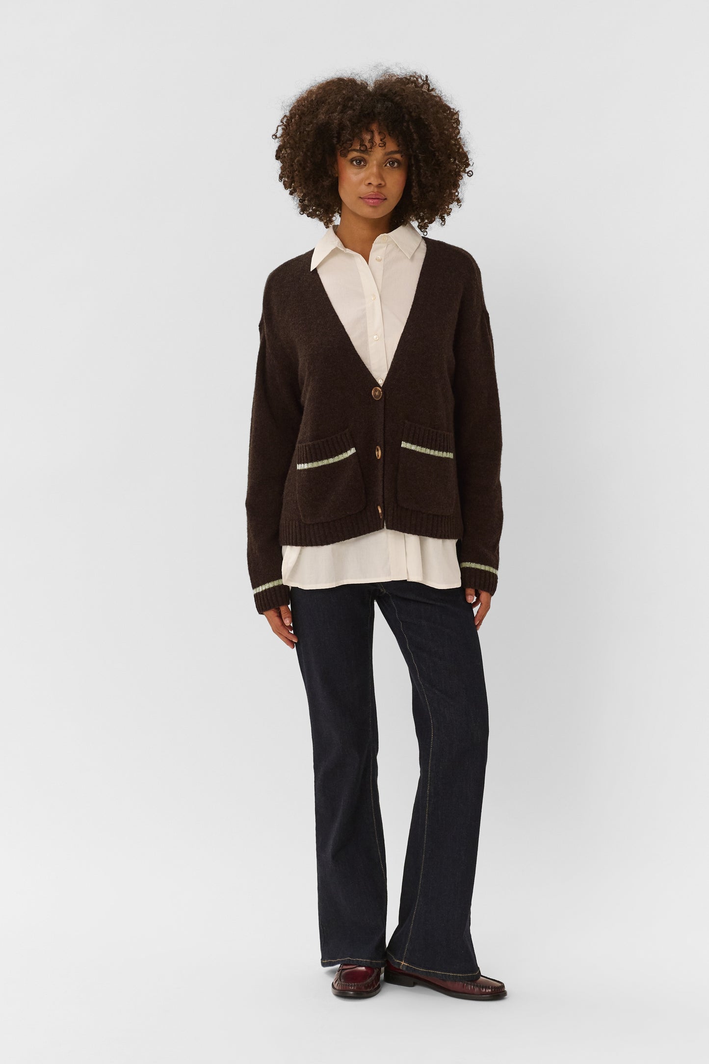 Nova Katrina Cardigan Coffee Bean Mel Culture