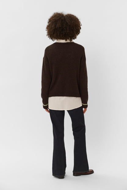 Nova Katrina Cardigan Coffee Bean Mel Culture