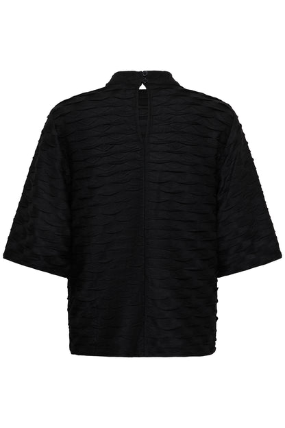 Catrin T-shirt Black Lurex Culture
