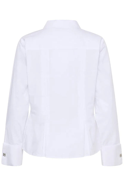 Sunna Deco Cuff Shirt Bright White My Essential Wardrobe