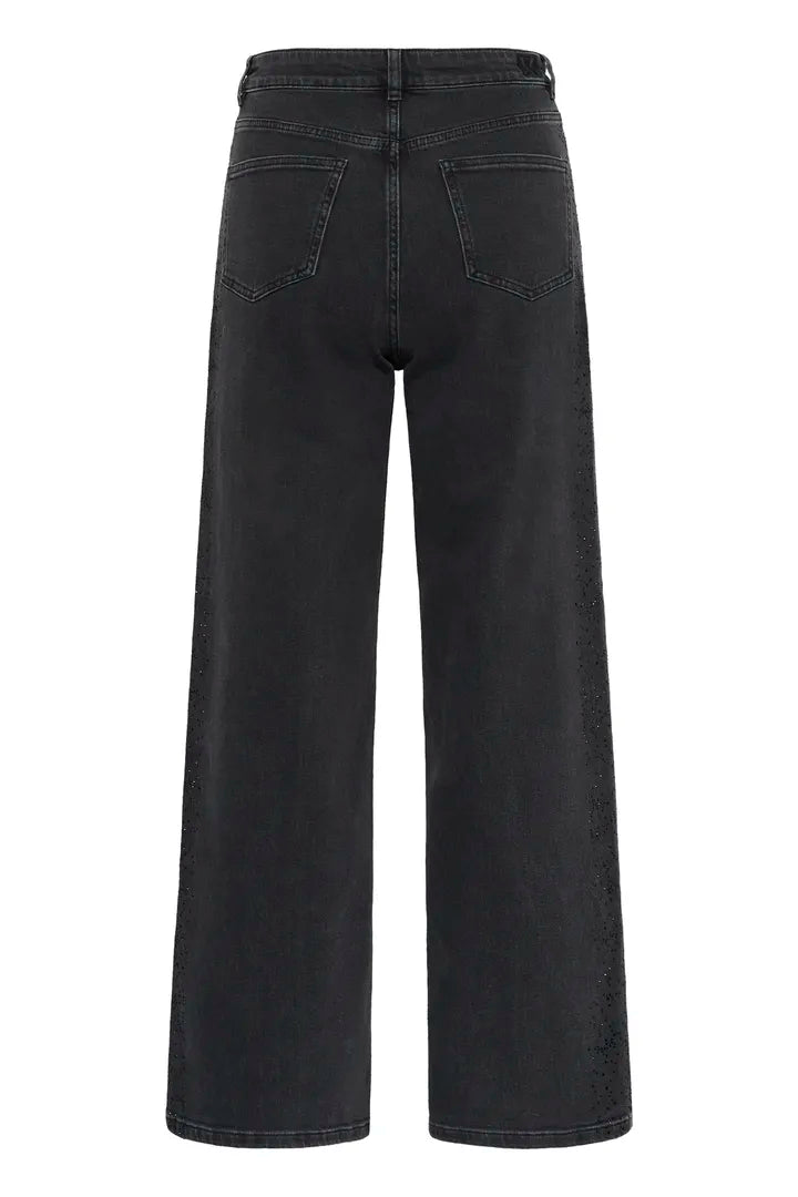 JunaIW Aalia Jeans Dark Grey Wash Denim InWear