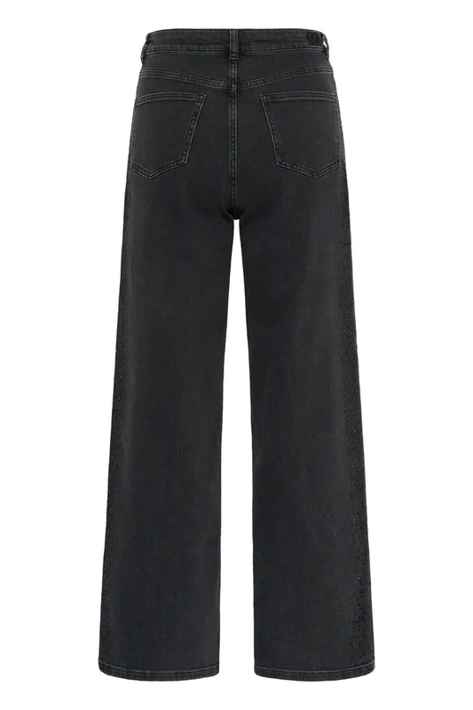 JunaIW Aalia Jeans Dark Grey Wash Denim InWear