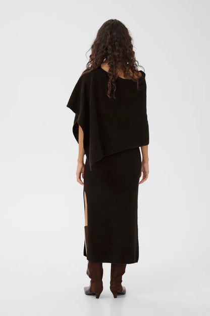 AlphaGZ Scarf Dress Ganache Gestuz