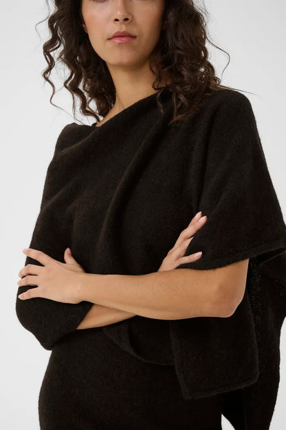 AlphaGZ Scarf Dress Ganache Gestuz