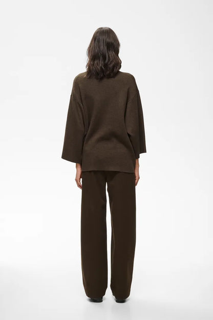 TildaIW Highneck Chocolate Torte Mel InWear