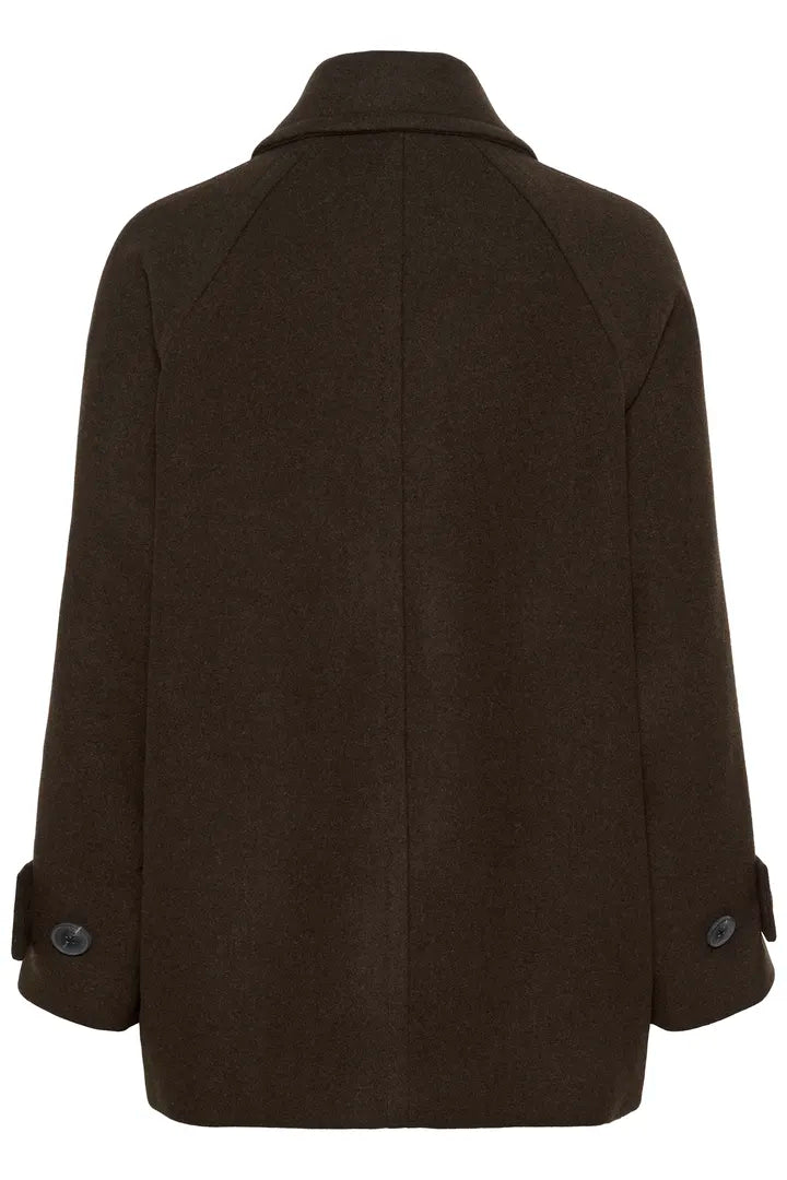 ThoraIW Minona Coat Chocolate Brown InWear