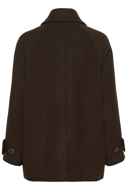 ThoraIW Minona Coat Chocolate Brown InWear