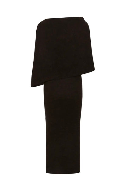 AlphaGZ Scarf Dress Ganache Gestuz