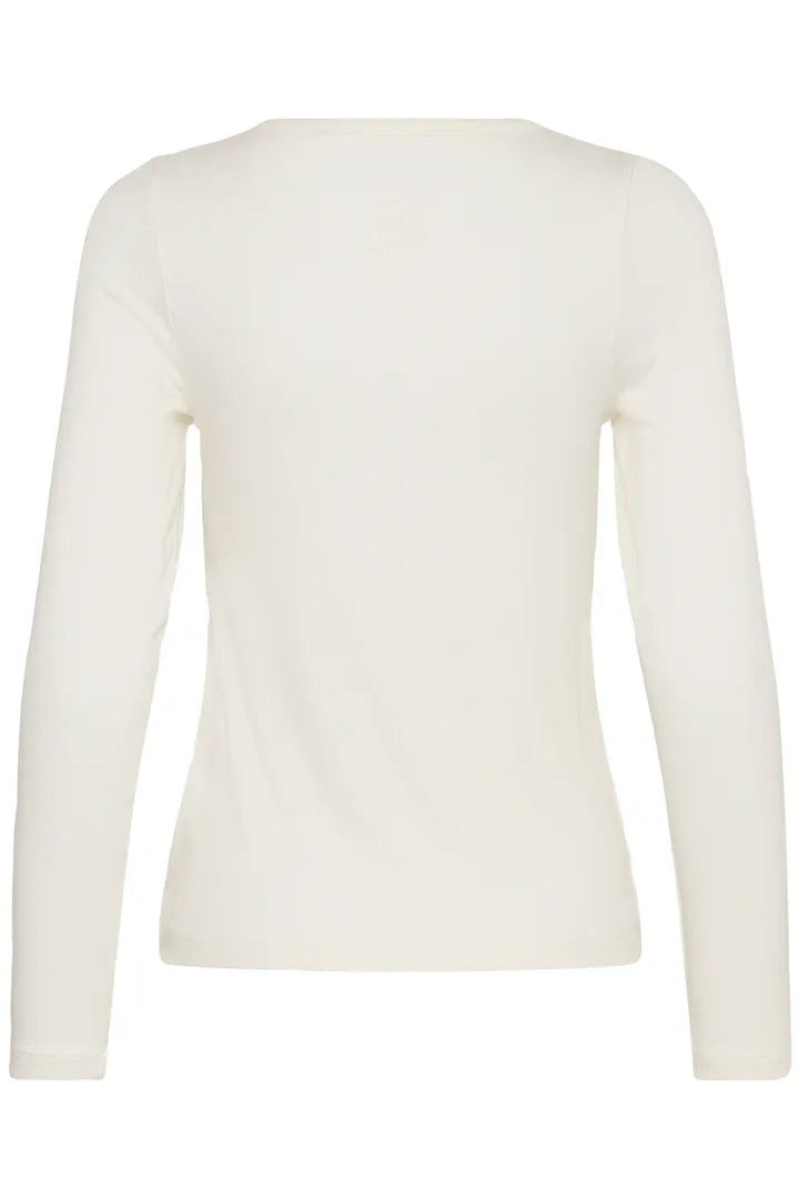 Nia Juliet LS T-shirt White Culture