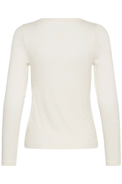 Nia Juliet LS T-shirt White Culture