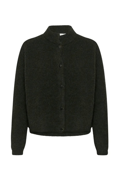 AlphaGZ Short Cardigan Rosin Melange Gestuz