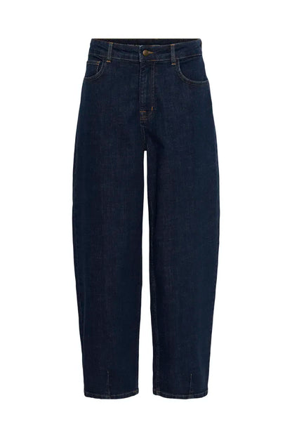 Lucy 187 Barrel Jeans Dark Blue Un-Wash My Essential Wardrobe