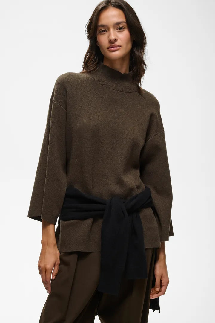TildaIW Highneck Chocolate Torte Mel InWear