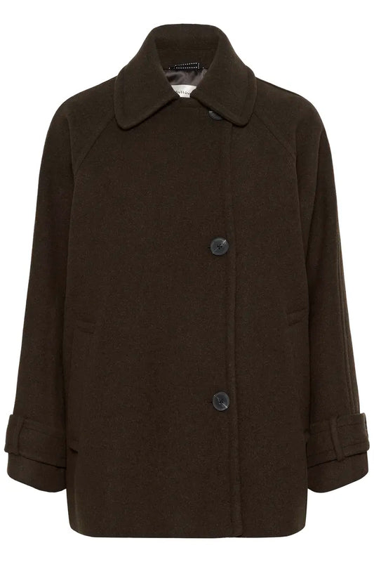 ThoraIW Minona Coat Chocolate Brown InWear