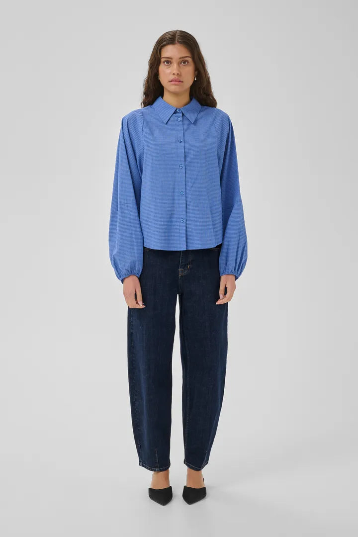Lucy 187 Barrel Jeans Dark Blue Un-Wash My Essential Wardrobe