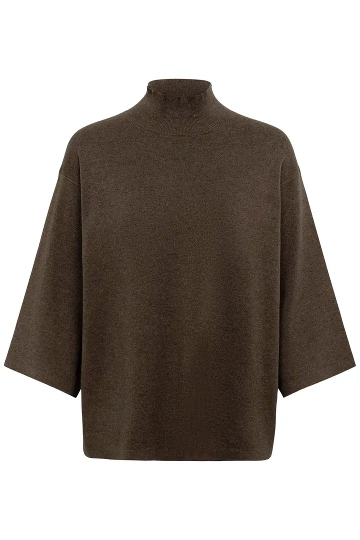 TildaIW Highneck Chocolate Torte Mel InWear