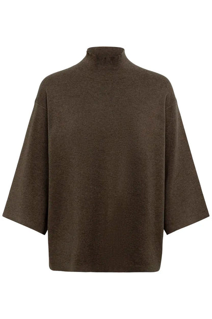 TildaIW Highneck Chocolate Torte Mel InWear