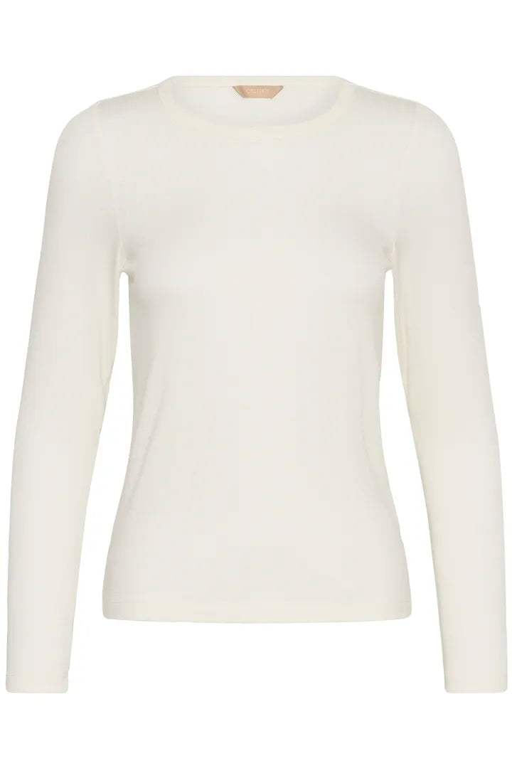 Nia Juliet LS T-shirt White Culture