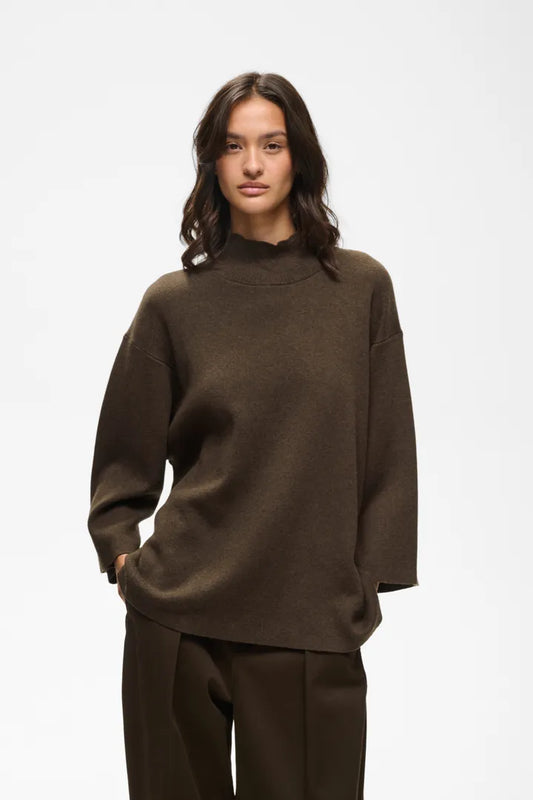 TildaIW Highneck Chocolate Torte Mel InWear