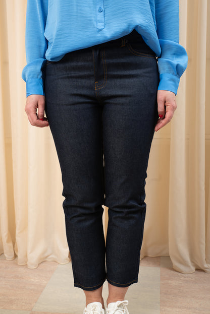 Edie Jeans Rinsed Blue Dr Denim
