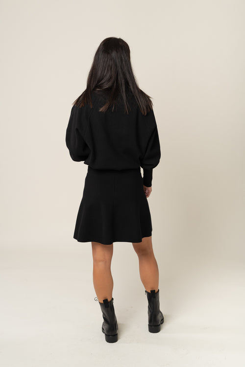 Octavia Knit Skirt Black Second Female