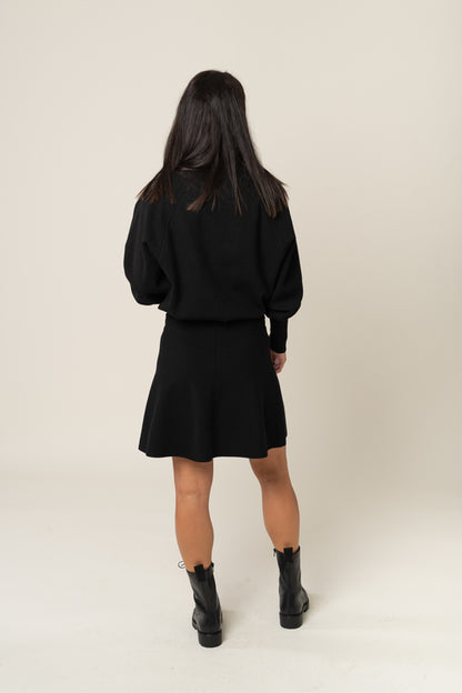 Octavia Knit Skirt Black Second Female