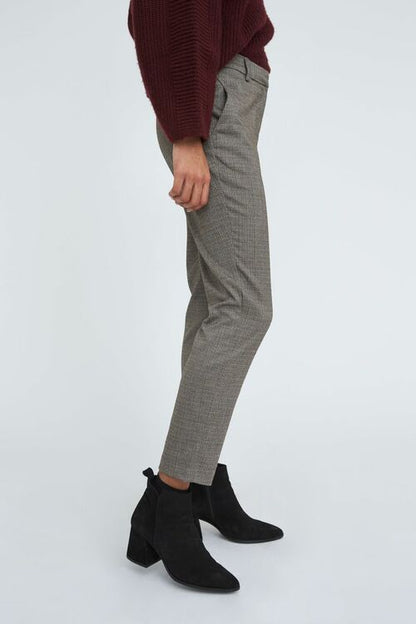 Kylie Crop 489 Brown Mini Herringbone Five Units
