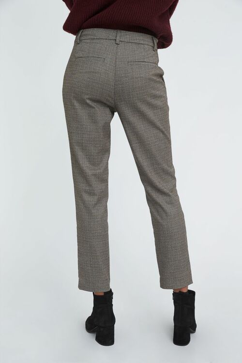 Kylie Crop 489 Brown Mini Herringbone Five Units