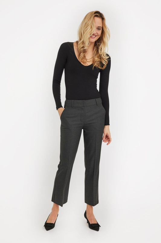 Clara Crop 555 Dark Grey Melange Five Units