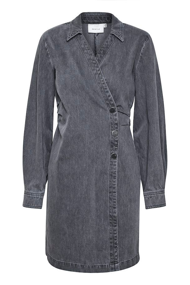 GlendaGZ Short Dress Washed Light Grey Gestuz