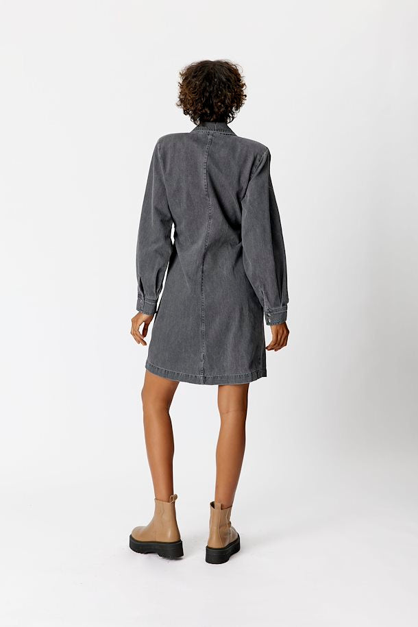 GlendaGZ Short Dress Washed Light Grey Gestuz