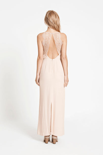 Willow Dress Long Cameo Rose Samsoe & Samsoe