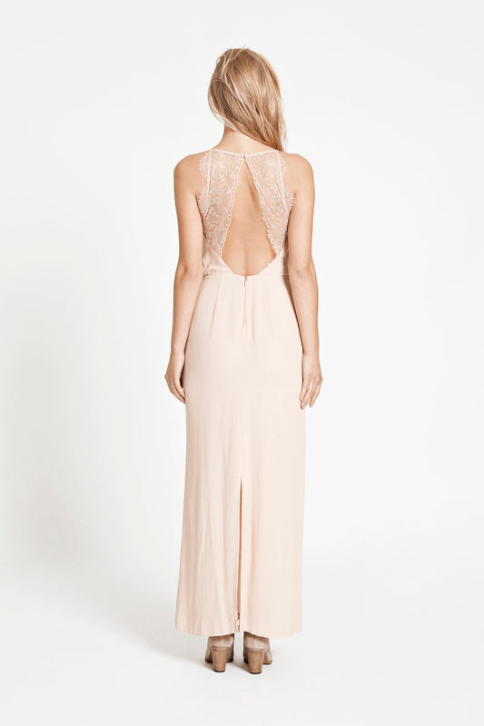 Willow Dress Long Cameo Rose Samsoe & Samsoe