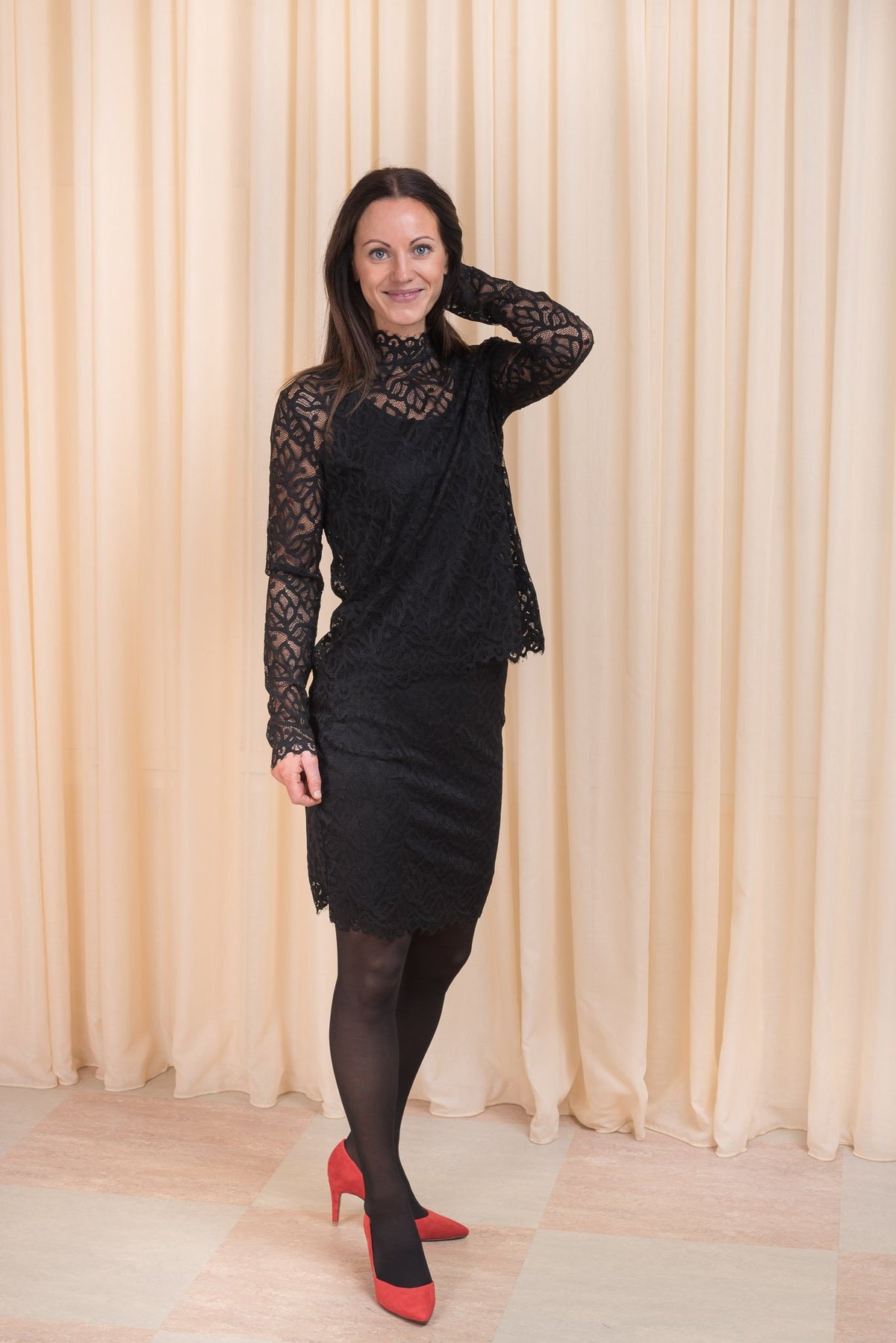 Ibi Skirt Black Samsoe Samsoe