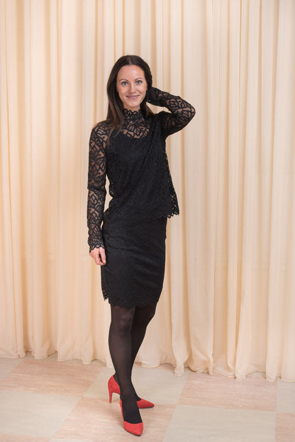 Ibi Skirt Black Samsoe Samsoe
