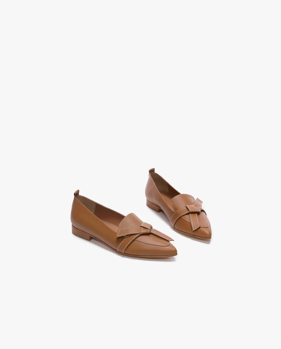 Ally Leather Cognac Flattered