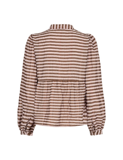 Vela Blouse Earth Print Levete