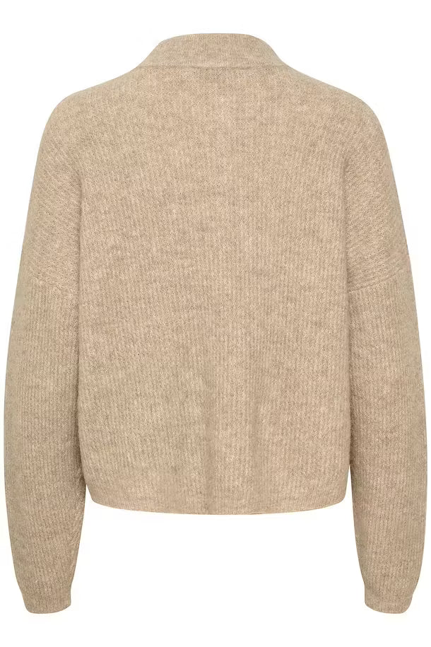 AlphaGZ Short Cardigan Warm Sand Gestuz