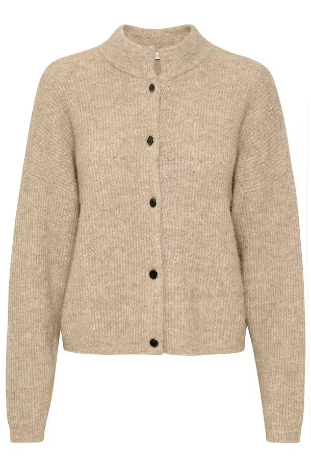 AlphaGZ Short Cardigan Warm Sand Gestuz