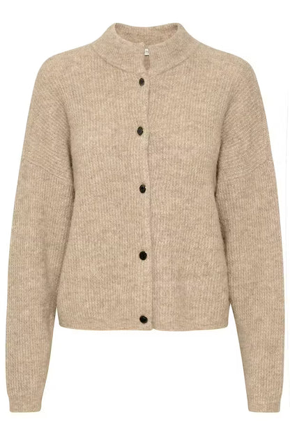 AlphaGZ Short Cardigan Warm Sand Gestuz