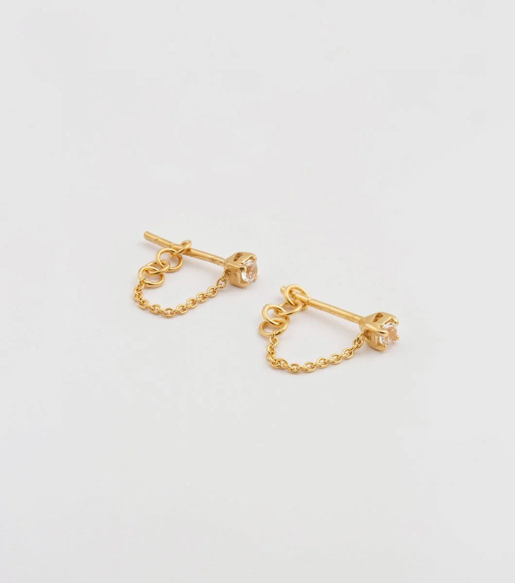 Minimalistica Solo Nova Earrings Gold Syster P
